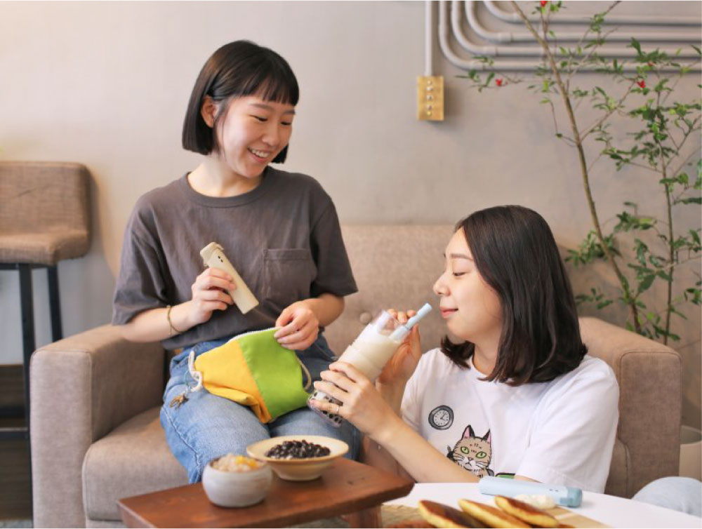 ㄇㄚˊ幾 x 珍珠款藍鯨吸管