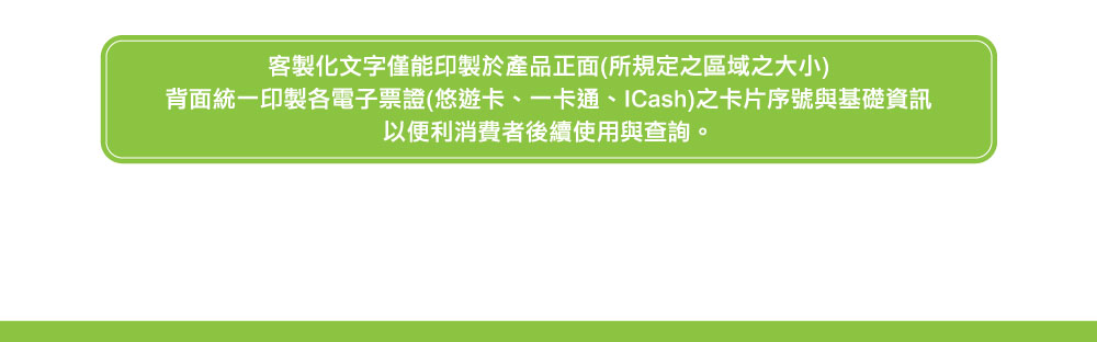 Ａ～Ｌ 多彩皮革電子票證（客製化英文名）