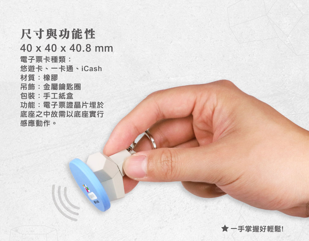 中部粽立體造型電子票證（消波塊）