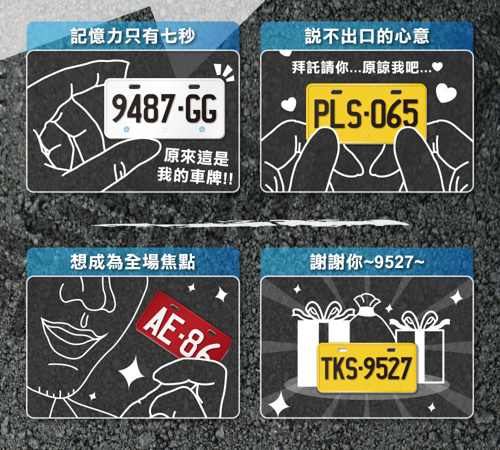 客製化車牌電子票證