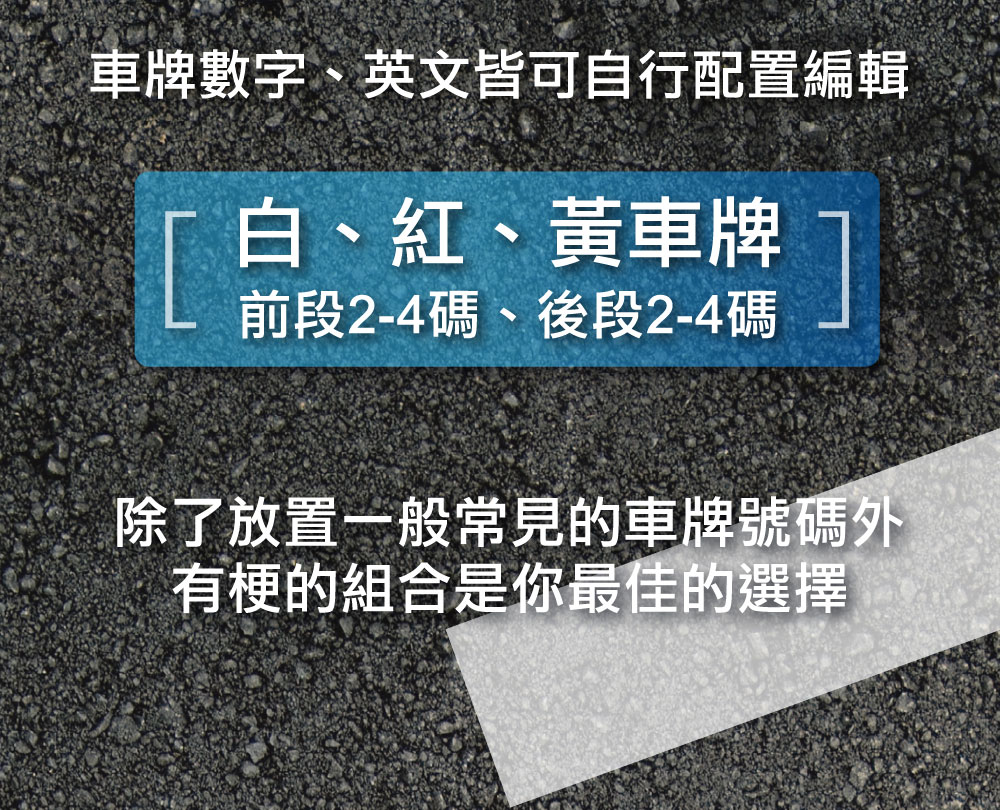 客製化車牌電子票證