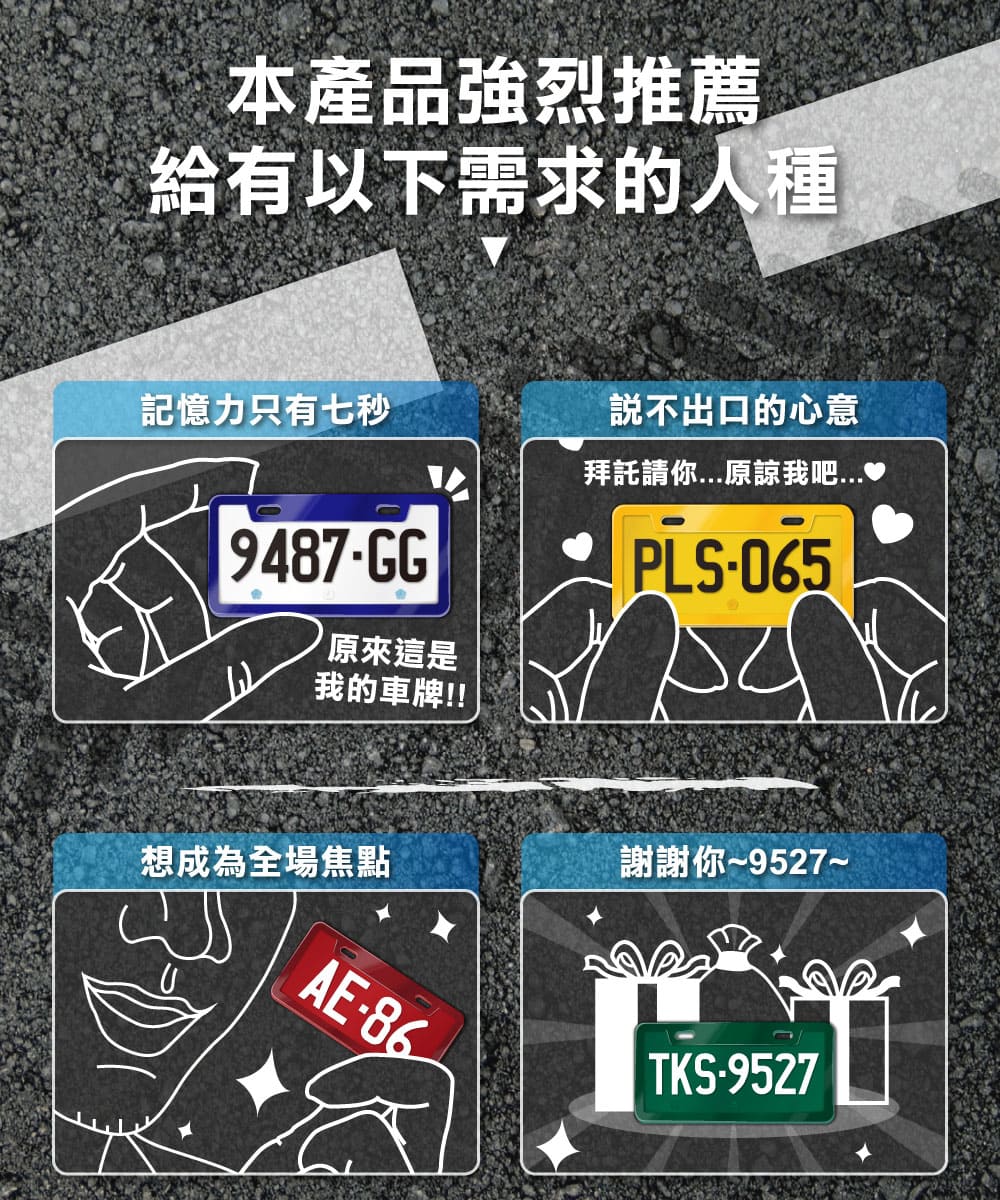 客製化車牌 2.0 壓克力悠遊卡／一卡通