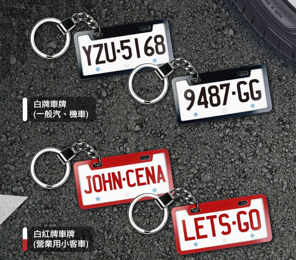 客製化車牌 2.0 壓克力悠遊卡／一卡通