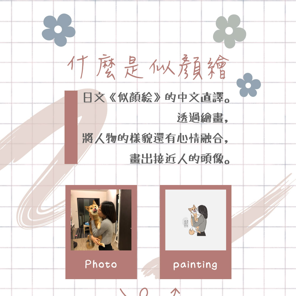 似顏繪電子票證（御守皮革造型）