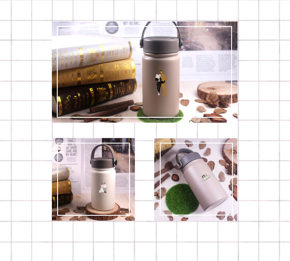 似顏繪 x 真空陶喜杯（焦糖拿鐵、白玉歐蕾）