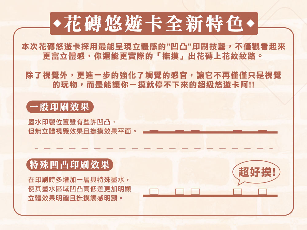 花磚造型悠遊卡