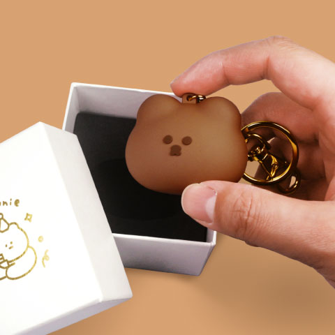 橡膠立體造型電子票證（巧克熊大頭）