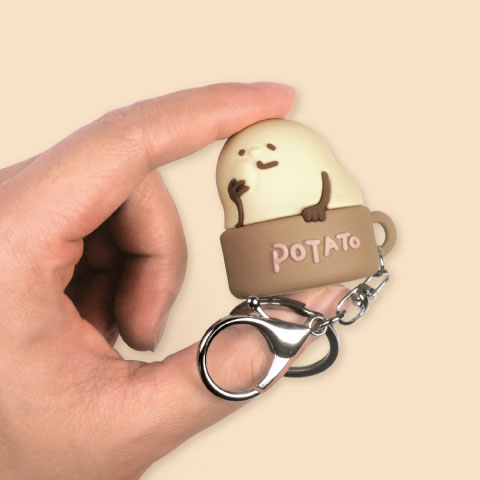 【限量】橡膠立體造型悠遊卡／一卡通（杯裡的鈴薯泥）