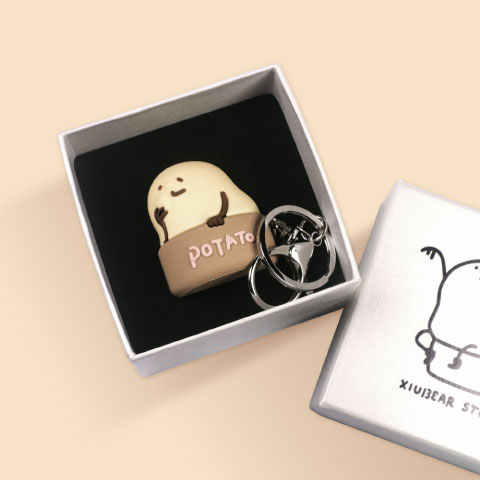 【限量】橡膠立體造型悠遊卡／一卡通（杯裡的鈴薯泥）