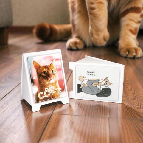 客製化三角直立式招牌燈箱