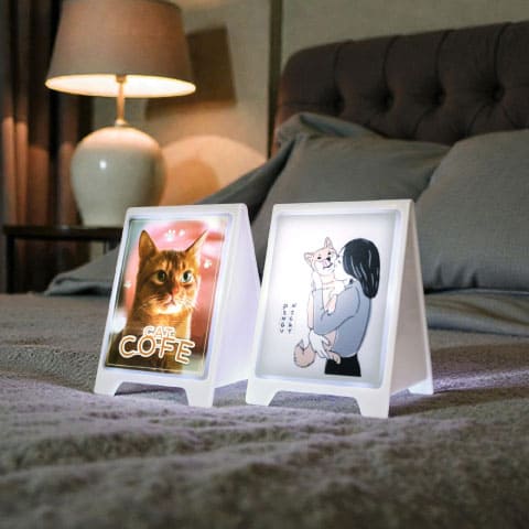 客製化三角直立式招牌燈箱